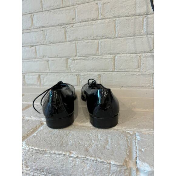 Stanley Blacker Couture Black Patent Leather Shoes 10.5
